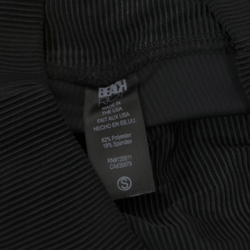 Beach Riot Core Collection Ribbed Bike Short Black Small NEW - Picture 7 of 7